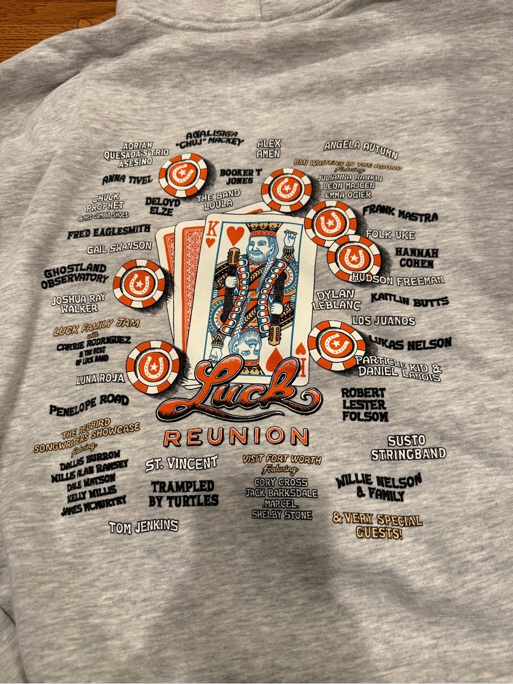 Luck Reunion 2026 Hooded Sweatshirt - unisex large